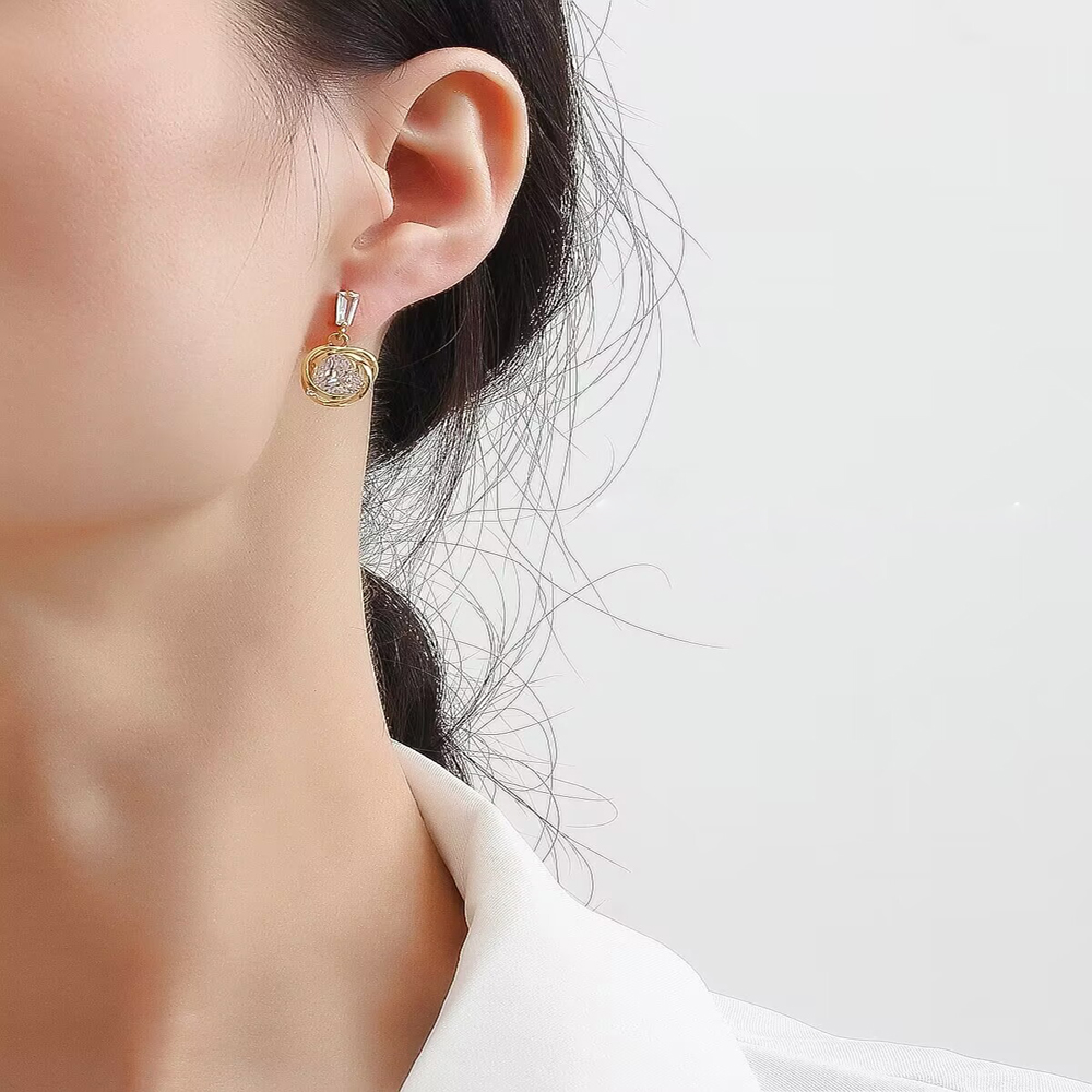 Wraparound  Stud Earrings