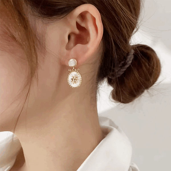 Starfish Mark Drop Earrings